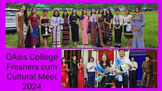 OAsis College Freshers cum Cultural Meet 2024 Kanggui Town kukihills [upl. by Alissa]