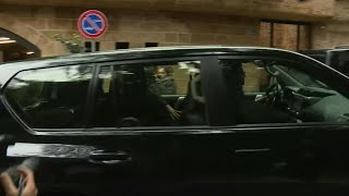 Convoy of Carlos Ghosn leaves his residence for presser venue  AFP [upl. by Stevenson450]