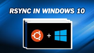 How to Use Rsync in Windows 10｜Run Linux Command in Windows [upl. by Brock]