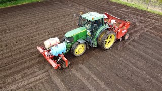 Planting potatoes [upl. by Kosel]