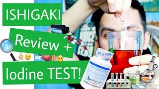 ISHIGAKI Amino Classic White Glutathione Review  IODINE TEST [upl. by Aneelehs]