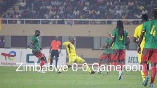 Zimbabwe 0 0 Cameroon Abysmal Performance by the Indomitable Lions [upl. by Aldarcie985]