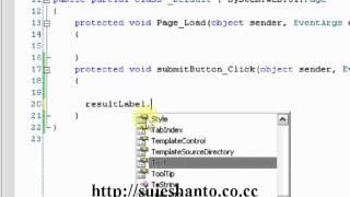 AspNet tutorial in tamil part 4 Events [upl. by Reichert]