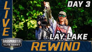 2023 Bassmaster LIVE at Lay Lake  Day 3 [upl. by Ilat650]