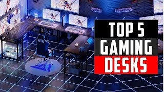 ✅Top 5 Best Gaming Desks in 2024  Best Gaming Desks Review [upl. by Outhe728]