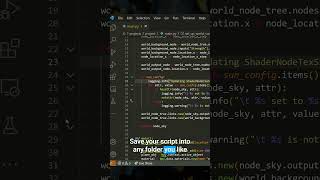 Blender Python VSCode fix quotno workspace folder foundquot [upl. by Sansbury]