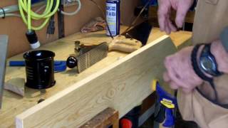 Wall mounted ironing board using hand planes and table saw Prt 1 [upl. by Rad565]