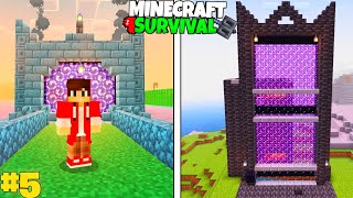 I Build An EPIC quotGOLDXPquot Farm🤑 in Minecraft Survival part5🔥 HINDI [upl. by Alysa]