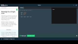 Tip Calculator  CodeCademy Python Answers [upl. by Raven]