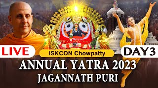 ISKCON Chowpatty Kartik Yatra 2023  Jagannath Puri  Day 03 RG108 [upl. by Nigrom170]