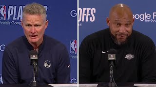 Steve Kerr amp Darvin Ham speak after Warriors’ Game 5 win vs Lakers  NBA on ESPN [upl. by Duncan]