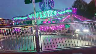 codonas twister off ride perth Scotland funfair 10th of October 2024 [upl. by Carpio]