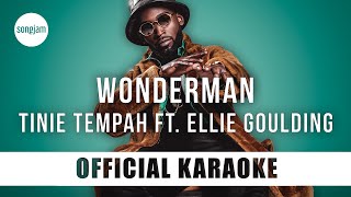 Tinie Tempah  Wonderman ft Ellie Goulding Official Karaoke Instrumental  SongJam [upl. by Ayatal]