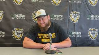 100824  FHSU Offensive lineman Dawson Reynolds [upl. by Hammerskjold]