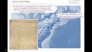 Amerikanische Verfassung amp Bill of Rights 1787 amp 1789 [upl. by Keg]