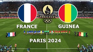 FRANÇA X GUINÉ AO VIVO FUTEBOL MASCULINO OLIMPÍADAS PARIS 2024 JOGO DA FRANÇA NAS OLIMPÍADAS [upl. by Saref397]