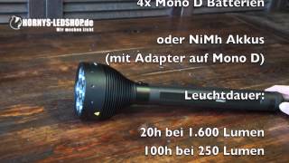 LED LENSER X212 Review  Deutsch [upl. by Keary]