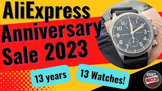 AliExpress Anniversary Sale 2023 March 13 years13 WatchesPlus [upl. by Mulderig962]