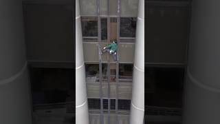 Freesoloing Montparnasse tower 200m [upl. by Packston]