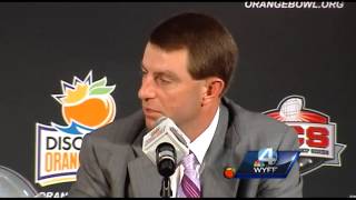 Clemson Orange Bowl press conference Part 1 [upl. by Fleming103]