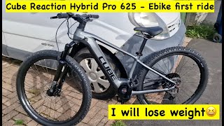 Cube Reaction Hybrid Pro 625 Ebike  First ride and thoughts [upl. by Dleifxam971]