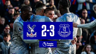 PREMIER LEAGUE HIGHLIGHTS CRYSTAL PALACE 23 EVERTON [upl. by Melvena]