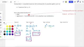 Nulwaarden van een tweedegraadsfunctie berekenen  onvolledige tweedegraadsvergelijkingen oplossen [upl. by Chi]