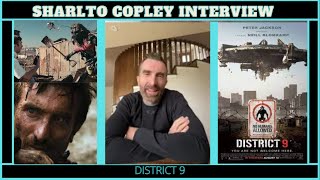 Sharlto Copley District 9 Interview [upl. by Ehtnax]