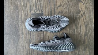 Yeezy 350 V2 COMPACT Slate Onyx  Quick look  On Feet [upl. by Atila932]