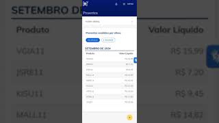 DIVIDENDO DE SETEMBRO bolsadevalores dividendos investimentos fundosimobiliarios shortsviral [upl. by Aelyk]
