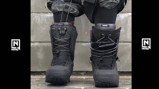 How to lace up the Nitro TLS Snowboard boots [upl. by Jodoin]