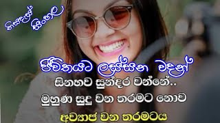 හිතට වදින ලස්සන වදන්  Adara wadan  Nisadas Sinhala  love words [upl. by Ocsicnarf906]