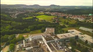 Drohnenflug Stauferklinikum Schwäbisch Gmünd [upl. by Anirdnaxela]