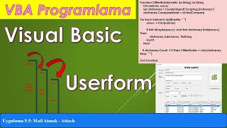 Excel VBA  Uygulama 95 Mail Atmak  Attach [upl. by Tabbie]