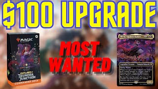 Most Wanted Upgrade  Improving the Precon Commander Deck with 100 [upl. by Ahern]