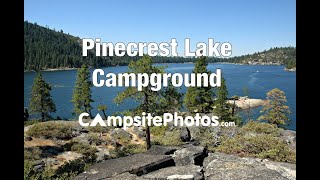 Pinecrest Lake Campground Stanislaus National Forest California [upl. by Haikan]