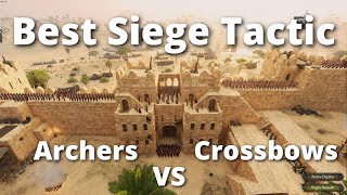 Best Siege Defense Unit  Archers Vs Crossbows  Mount amp Blade 2 Bannerlord [upl. by Terej]