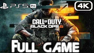 CALL OF DUTY BLACK OPS 6 Gameplay Walkthrough Campaign FULL GAME 4K 60FPS PS5 PRO No Commentary [upl. by Saltzman]