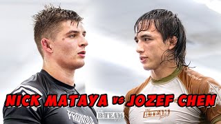 Jozef Chen vs Nick Mataya  CJI Full Training Round  BTeam JiuJitsu [upl. by Adnilram]