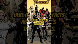 5 INTERESTING FACTS ABOUT MARVELS THUNDERBOLTS marvel marvelstudios thunderbolts marvelcomics [upl. by Brieta]