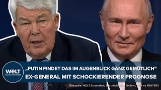 UKRAINEKRIEG quotPutin hat keinen Grund für Verhandlungenquot  ExGeneral Kather ordnet die Lage ein [upl. by Byrle]