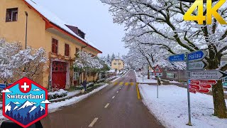 Scenic Drive Switzerland Hallau to Germany Engen road video [upl. by Yrruc]