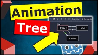 How to Use the AnimationTree Node in Godot  Godot Animation Series [upl. by Aneelas]