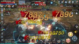 Mir4 PVP Warrior lvl 130 vs High lvl no problem [upl. by Zilla365]