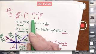 Diff Eq amp Linear Alg Class Trace Determinant Plane Bifurcation Problem Change Coordinates Matrix [upl. by Anairda]