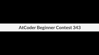 AtCoder Beginner Contest 343 A  D F Statement Only Arabic [upl. by Etteneg]