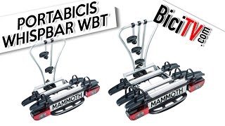 El mejor portabicicletas para bola de remolque Whispbar WBT [upl. by Nonarb]