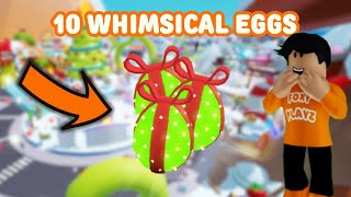 🎄 Opening 10 Whimsical Eggs In RoPets ropetspetmas [upl. by Shute]