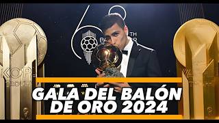 RODRI GANO EL BALÓN DE ORO 2024 ¿JUSTO MERECEDOR DEL BALÓN DE ORO⚽🏆 [upl. by Rebmyt]