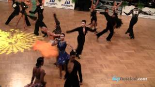 Andrey Gusev  Elizaveta Cherevichnaya GOC 2010 Stuttgart IDSF grand slam latin 5round  samba [upl. by Groscr]